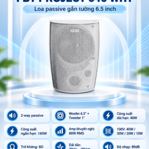 project 640wht loa passive gan tuong 160w 6 5inch fbt 3