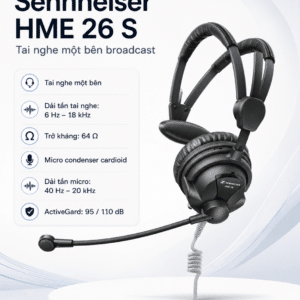 sennheiser hme 26 s tai nghe chuyen nghiep