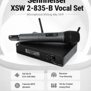 sennheiser xsw 2 835 b vocal set microphone