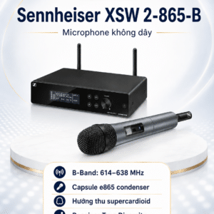 sennheiser xsw 2 865 b microphone khong day