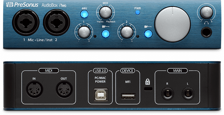 soundcard presonus audiobox itwo 1 soundcard presonus audiobox itwo 1
