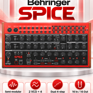 spice analog synthesizers behringer 3