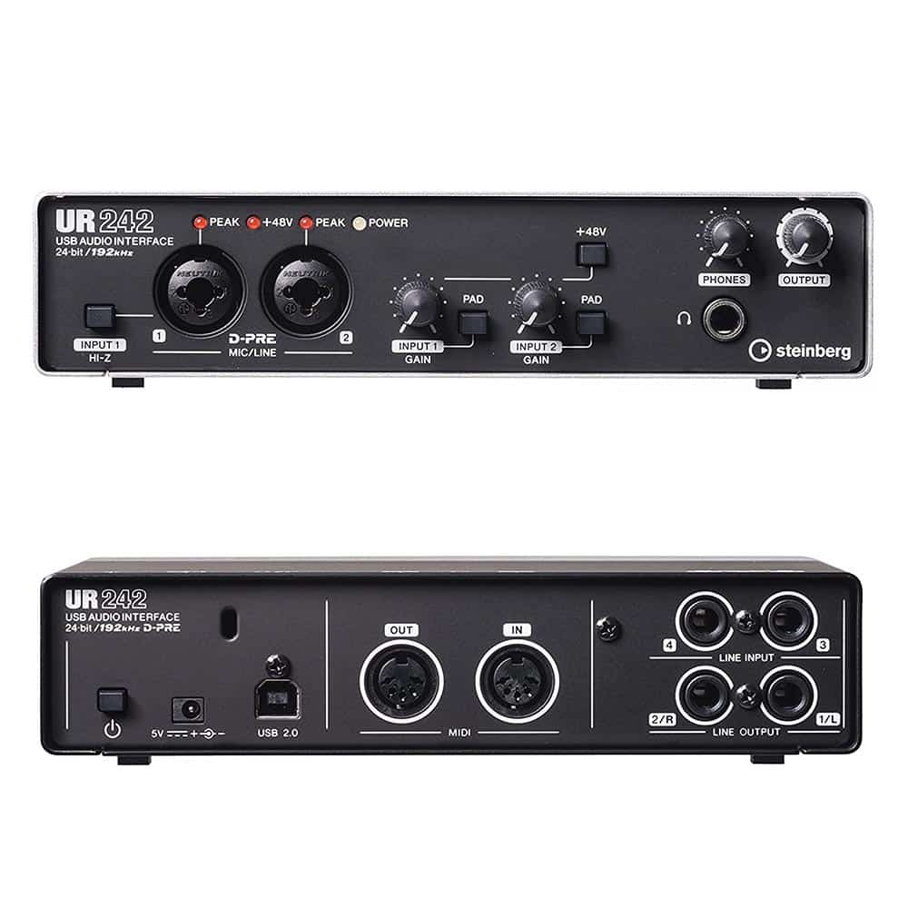 steinberg ur242 audio interface soundcard steinberg ur242 audio interface soundcard