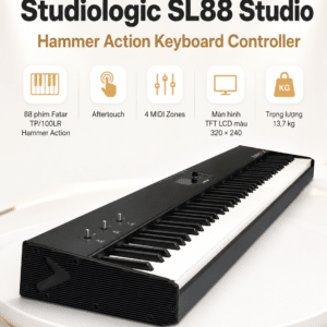 studiologic sl88 studio hammer action keyboard controller 2