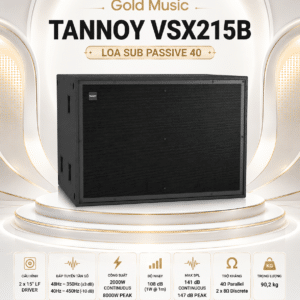 vsx215b loa sub passive 40 tannoy