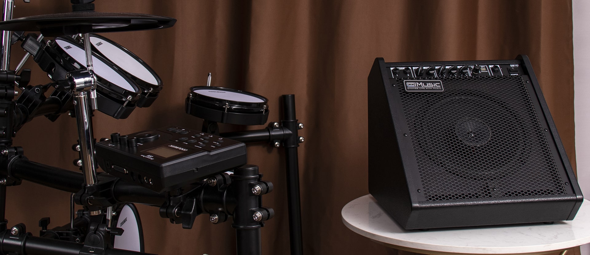 Ampli Trống Điện Tử Coolmusic DM100 trong dien tu coolmusic dm100 2
