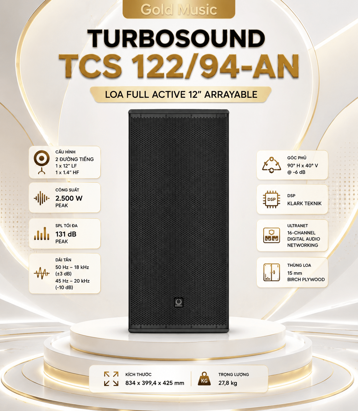TurbosoundTCS 122/94-AN Loa Full turbosoundtcs 122 94 an loa full
