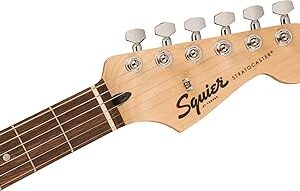 Squier by Fender 0379630503 – Đàn điện Debut Stratocaster HT HSS bàn phím Laurel, pickguard trắng Fender 0379630503 – Đàn điện Debut Stratocaster 1