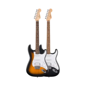 Squier by Fender 0379630503 – Đàn điện Debut Stratocaster HT HSS bàn phím Laurel, pickguard trắng Fender 0379630503 – Đàn điện Debut Stratocaster