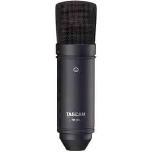 TASCAM TM-80 – micro thu âm condenser cardioid màu bạc ascam tm 80 micro thu am condenser