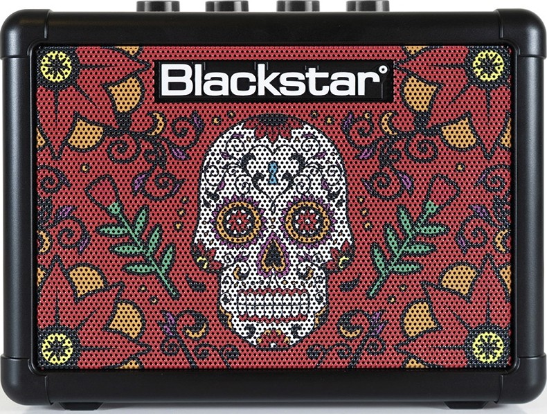 blackstar fly 3 sugar skull 2 ba102089 ampli guitar mini