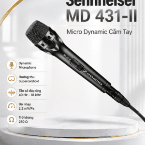sennheiser md 431 ii micro dynamic cam tay 1