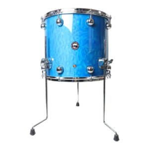 92916 Rebel Custom Shop Maple/Walnut shells - Teal over Quilted Maple - Lacquer 20 inch DS DRUM | DS DRUM DS23/92916 46201 2
