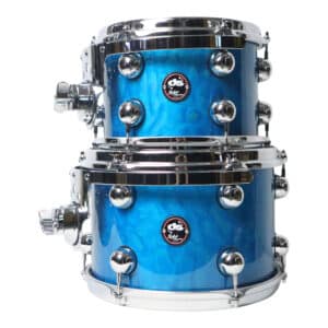 92916 Rebel Custom Shop Maple/Walnut shells - Teal over Quilted Maple - Lacquer 20 inch DS DRUM | DS DRUM DS23/92916 46201 4