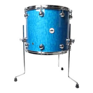 92916 Rebel Custom Shop Maple/Walnut shells - Teal over Quilted Maple - Lacquer 20 inch DS DRUM | DS DRUM DS23/92916 462013