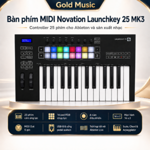 ban phim midi novation launchkey 25