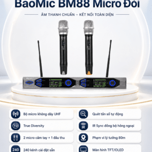 BaoMic BM88 Micro Đôi baomic bm88 micro doi
