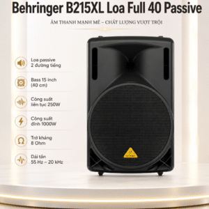 behringer b215xl loa full 40 passive