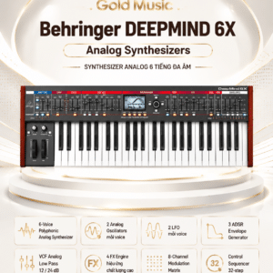 behringer deepmind 6x analog synthesizers