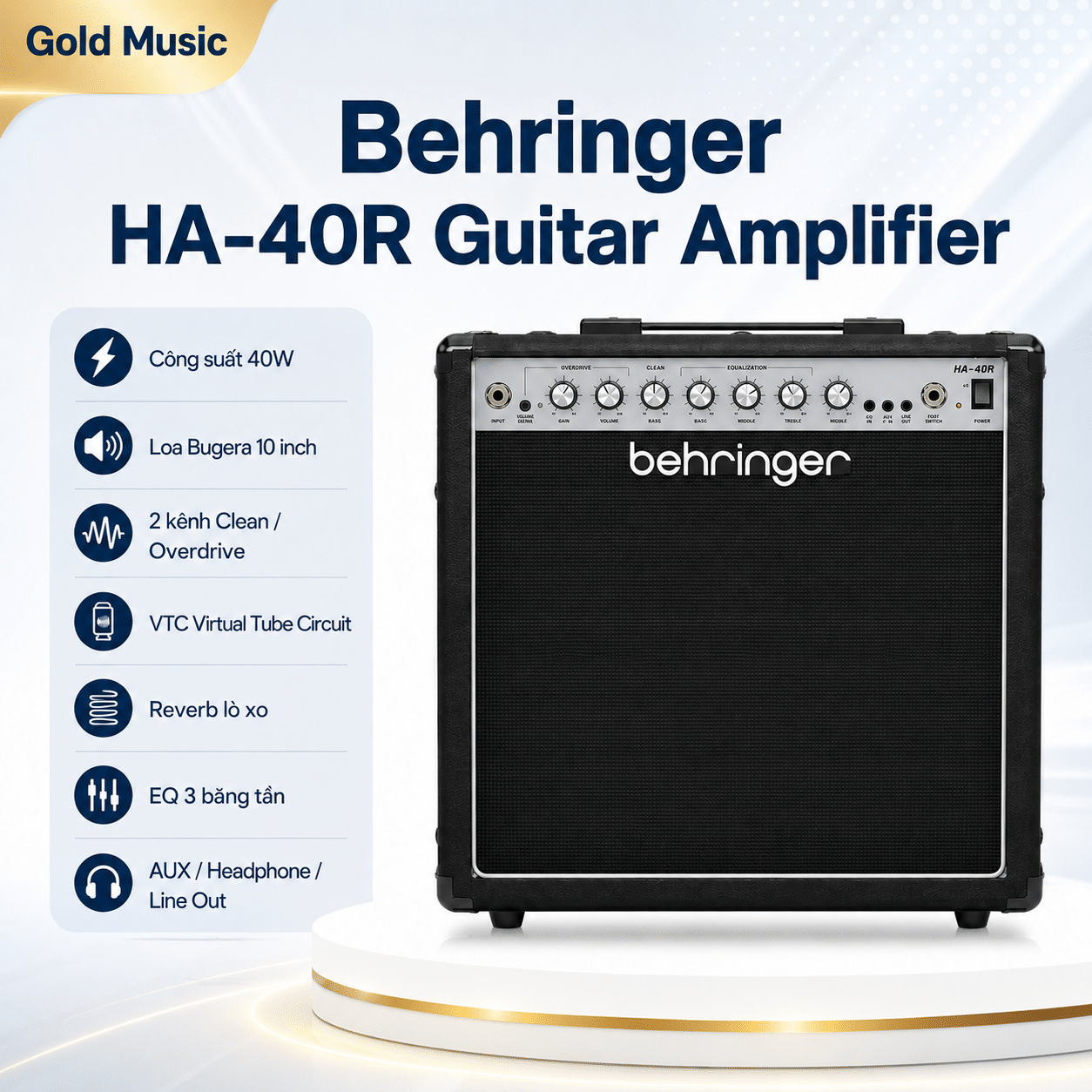 Behringer Ha-40r Guitar Amplifiers behringer ha 40r guitar amp