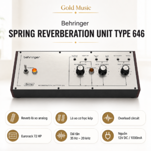 behringer spring reverberation unit type