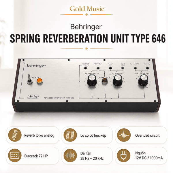 behringer spring reverberation unit type