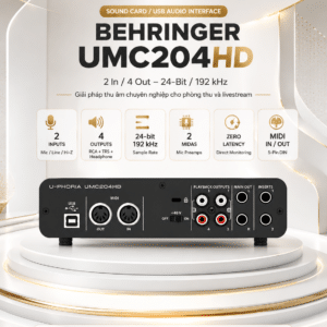 behringer umc204hd 1