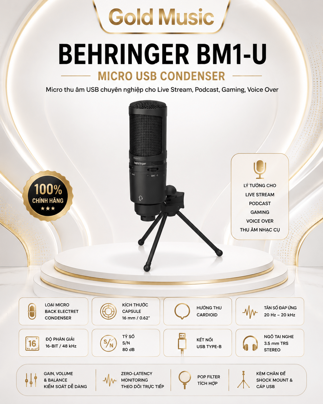 Behringer BM1-U Micro USB bm1 u