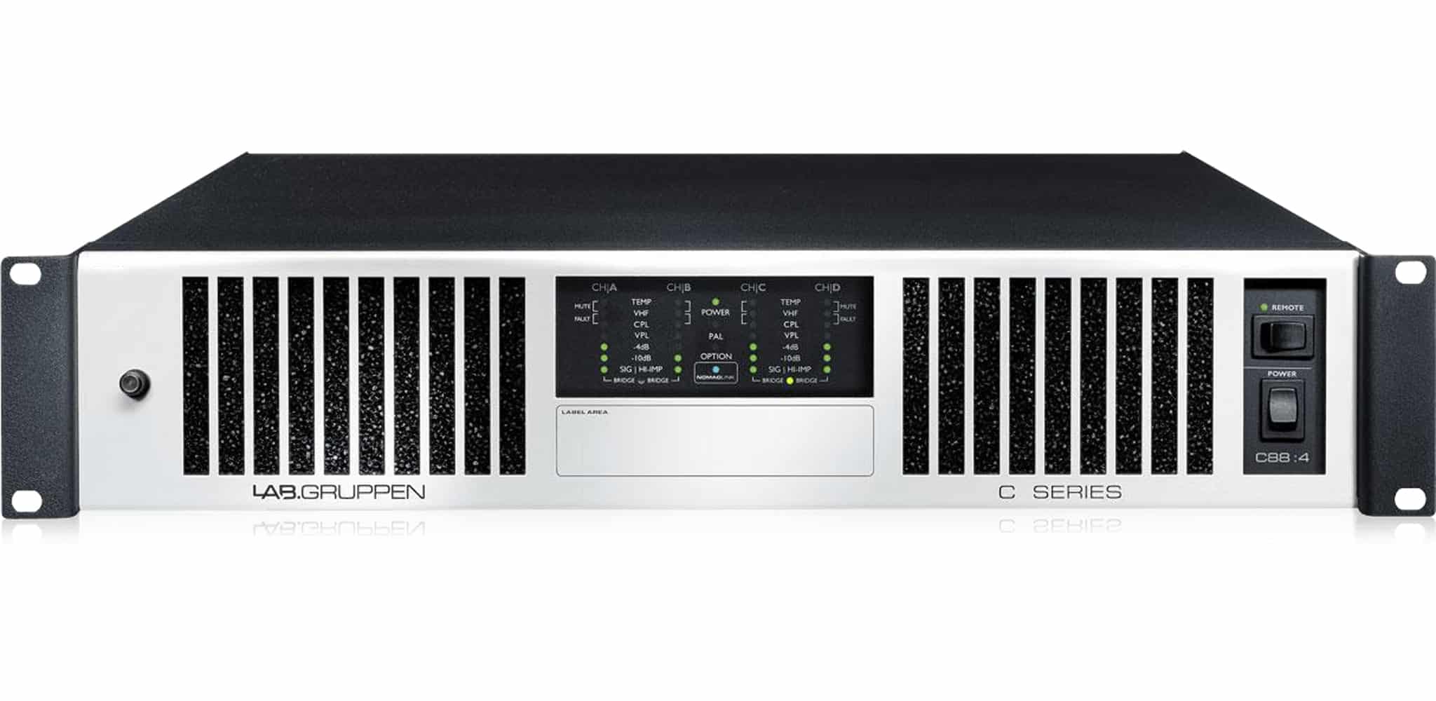 C 88:4 Amply Công Suất Labgruppen 4 x 2.200w / 4 Ohm 70V / 100V c 88 4 1