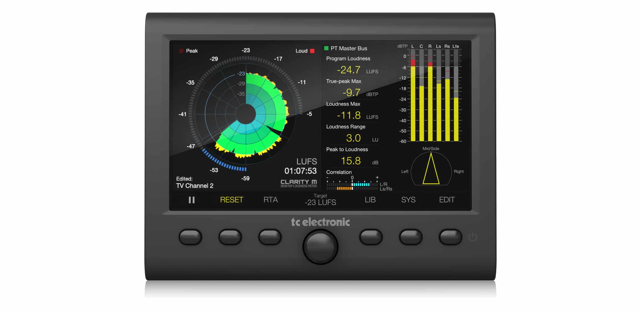 Tc Electronic CLARITY M Loudness Meters clarity m 4