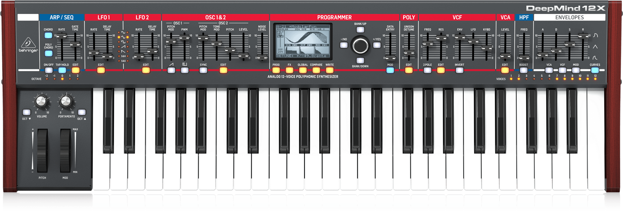 Behringer DEEPMIND 12X Analog Synthesizers 12 giọng analog deepmind 12x 3