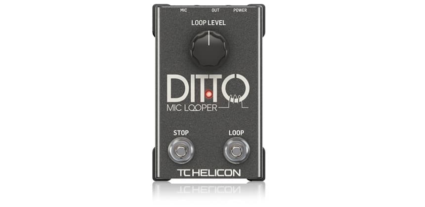 Tc Helicon DITTO MIC LOOPER Stompboxes ditto mic looper 3