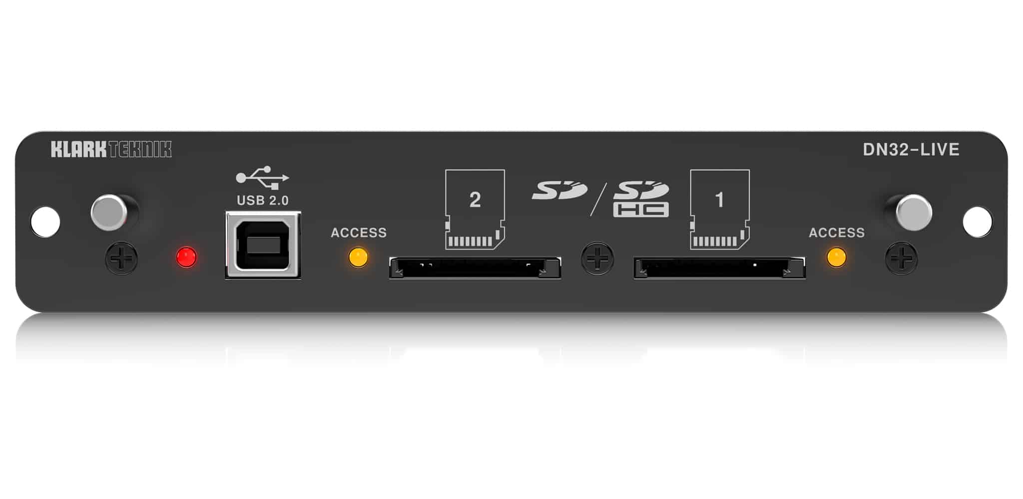 Klark Teknik DN32-LIVE Expansion Cards and Interfaces dn32 live 2