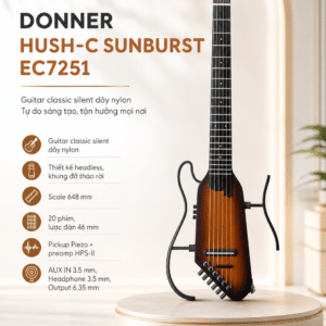 donner hush c sunburst ec7251 4