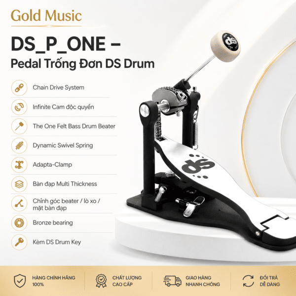 DS_P_ONE – Pedal Trống Đơn DS Drum ds p one pedal don ds drum