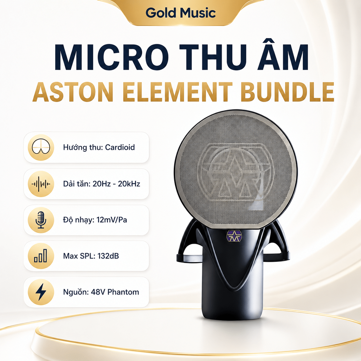 ELEMENT BUNDLE Micro thu âm Aston element bundle micro thu am aston