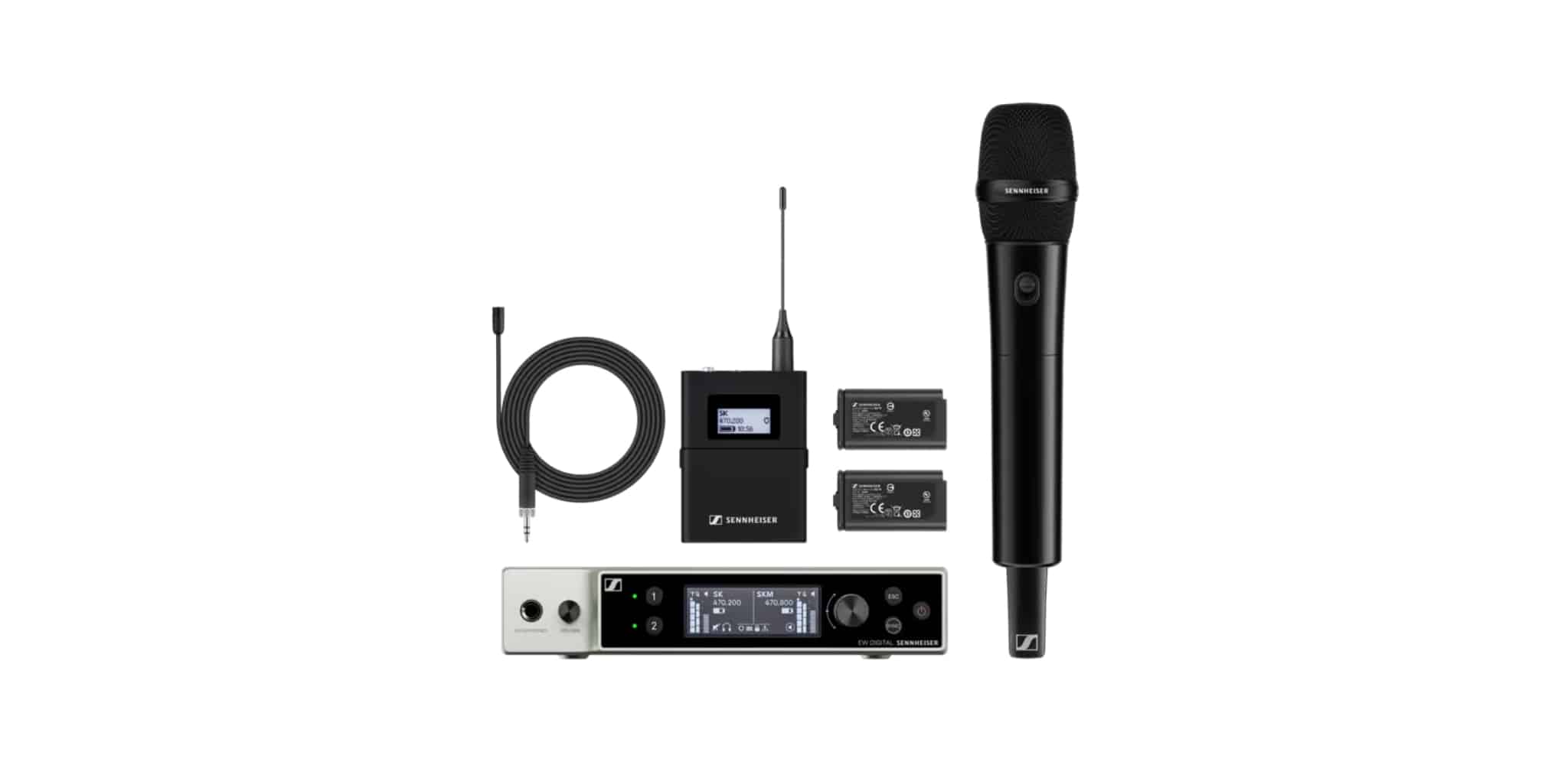 Sennheiser EW-DX MKE 2 / 835-S SET (Q1-9) Bộ micro không dây 470.2 - 550 MHz ew dx mke 2 835 s set q1 9