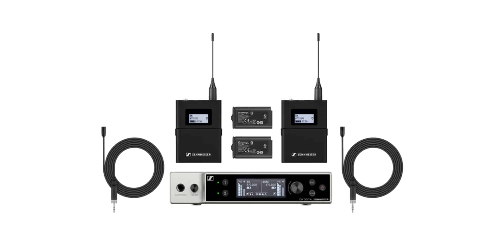 Sennheiser EW-DX MKE 2 / 835-S SET (S1-10) Bộ micro không dây 606.2 - 693.8 MHz ew dx mke 2 835 s set s1 10