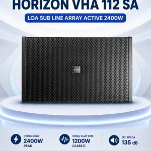 Fbt HORIZON VHA 112 SA Loa Sub Line Array 2400W fbt horizon vha 112 sa loa sub