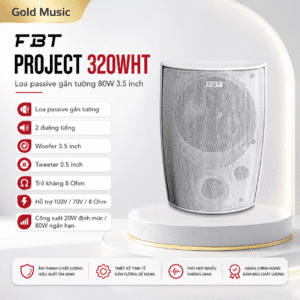 fbt project 320wht loa passive gan tuong