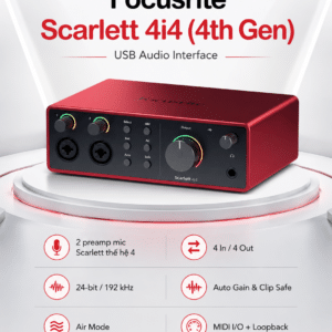 focusrite scarlett 4i4 4th