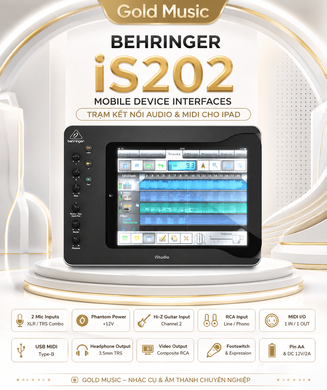Behringer iS202 Mobile Device Interfaces is202