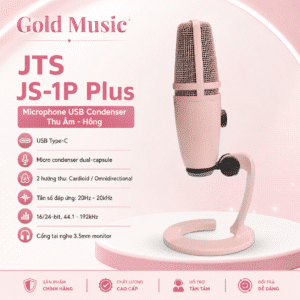 jts js 1p plus microphone usb condenser thu am hong