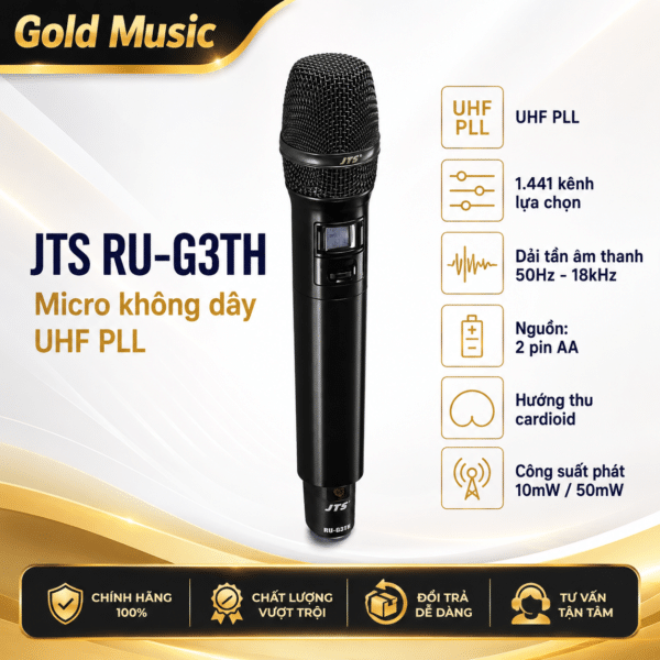 Jts RU-G3TH Micro không dây UHF PLL jts ru g3th micro khong day uhf pll