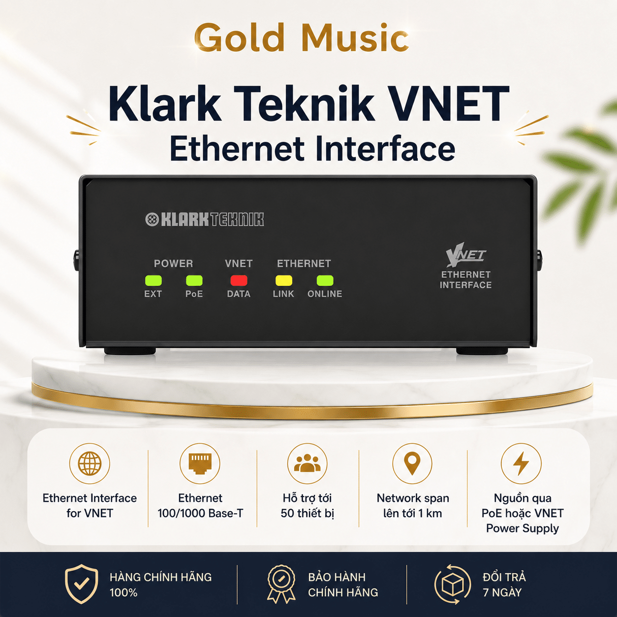 Klark Teknik VNET Ethernet Interface – Accessories klark teknik vnet ethernet interface