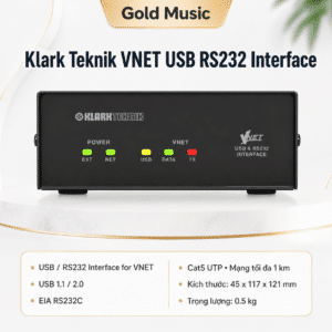 klark teknik vnet usb rs232 interface accessories