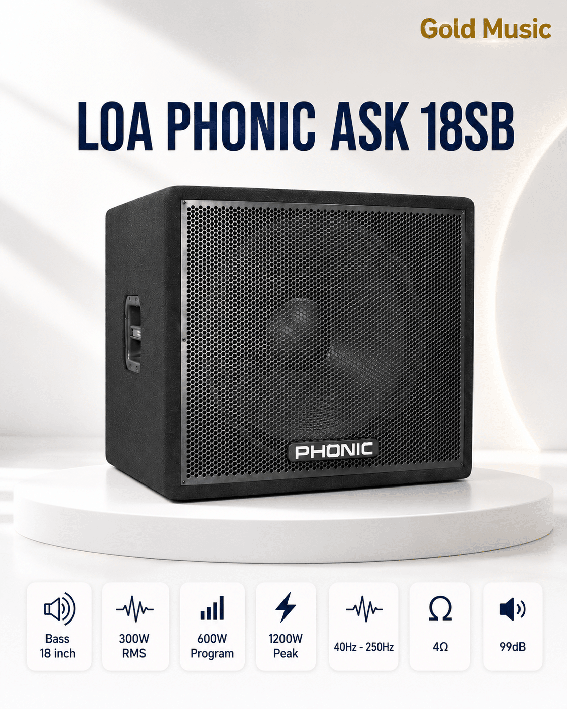 LOA PHONIC ASK 18SB loa phonic ask 18sb