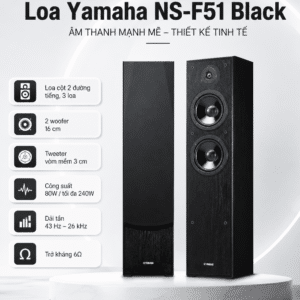loa yamaha ns f51 black