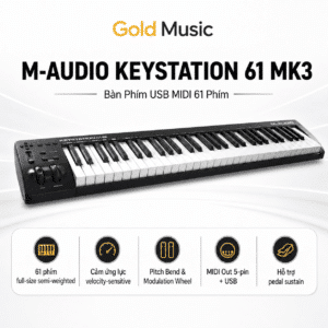 m audio keystation 61 mk3 ban phim usb