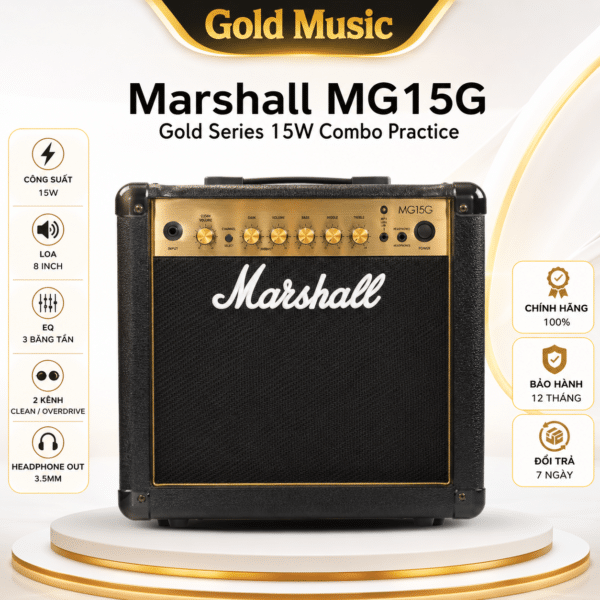 Ampli guitar Marshall MG15G Gold Series 15W combo practice marshall mg15g